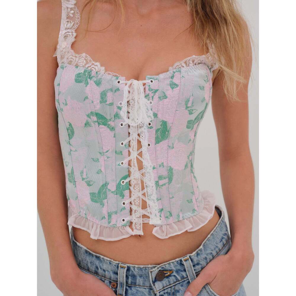 For Love & Lemons Maribel Bustier Size MM / Blush